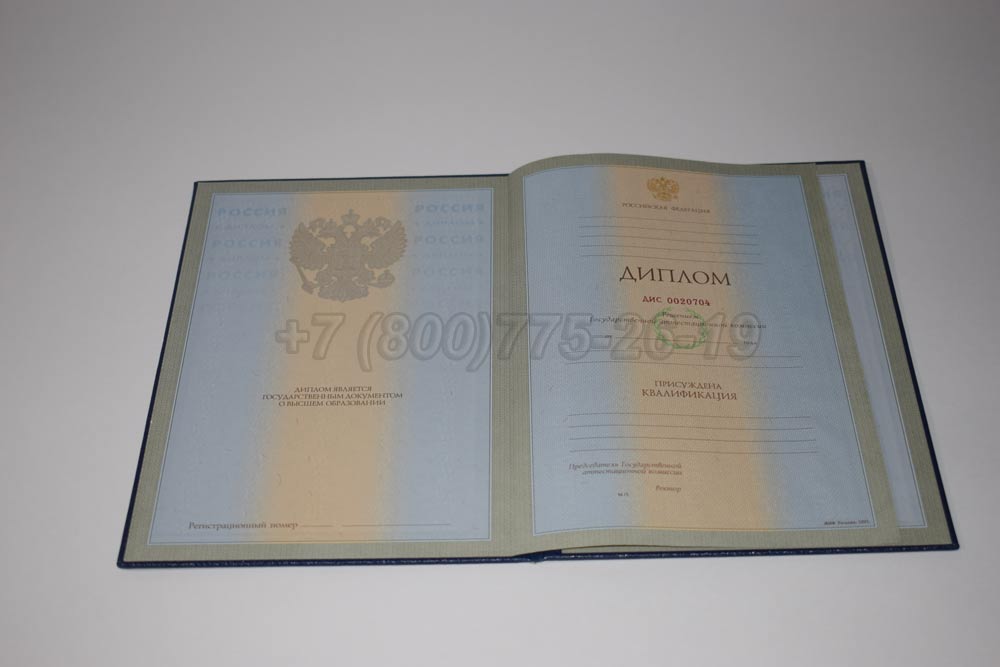 Диплом для иностранных граждан Гознак 1997-2025 год выпуска г.Владивосток